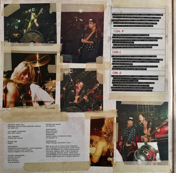 Motörhead : The Löst Tapes Vol. 1 (Live In Madrid 1 June 1995) (2xLP, Album, RSD, Ltd, Red)
