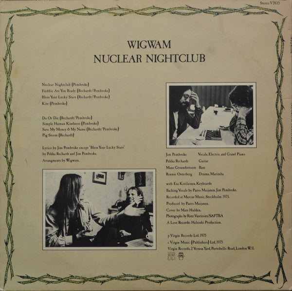 Wigwam (3) : Nuclear Nightclub (LP, Album)