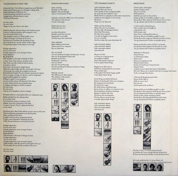 Godley & Creme : Freeze Frame (LP, Album)