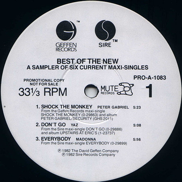 Various : Best Of The New (12", Promo, Smplr)