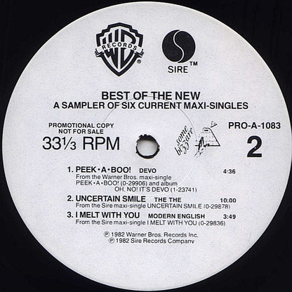 Various : Best Of The New (12", Promo, Smplr)