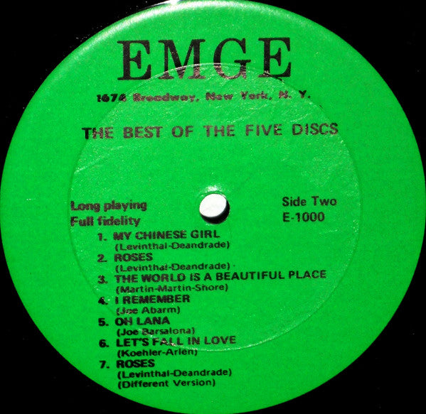 The Five Discs : The Best Of Five Discs (LP)