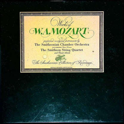 Smithsonian Chamber Orchestra, Jaap Schröder, Smithson String Quartet, Wolfgang Amadeus Mozart : Works Of W.A. Mozart (5xCass, Comp + Box)