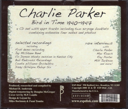 Charlie Parker : Bird In Time 1940-1947 (4xCD, Comp, RM + Box)