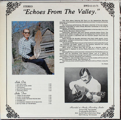 Bill Davis (8) : Echoes From The Valley (LP, Album)