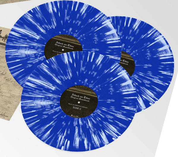 Hiroyuki Sawano : "Attack On Titan" Original Soundtrack (3xLP, Album, Blu)