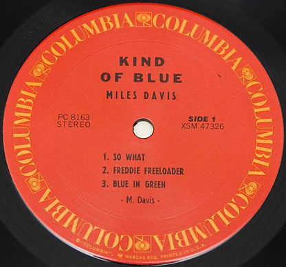 Miles Davis : Kind Of Blue (LP, Album, RP)