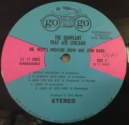Dr. West's Medicine Show And Junk Band : The Eggplant That Ate Chicago (LP, Album)