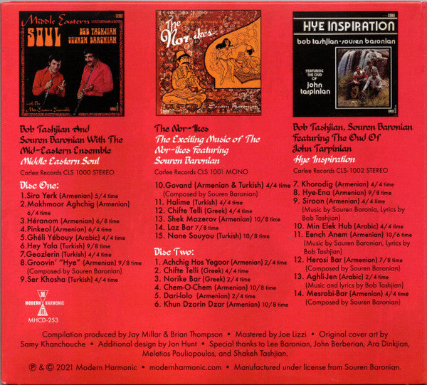 Souren Baronian : The Middle Eastern Soul Of Carlee Records (2xCD, Comp, RE)