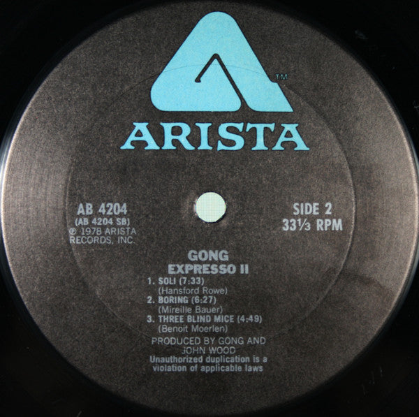 Pierre Moerlen's Gong : Expresso II (LP, Album, Ter)
