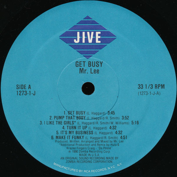 Mr. Lee : Get Busy (LP, Album)