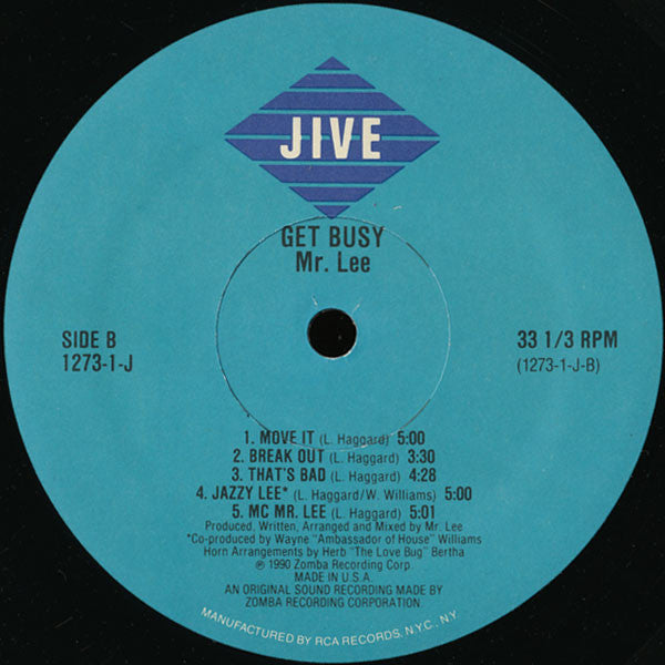 Mr. Lee : Get Busy (LP, Album)