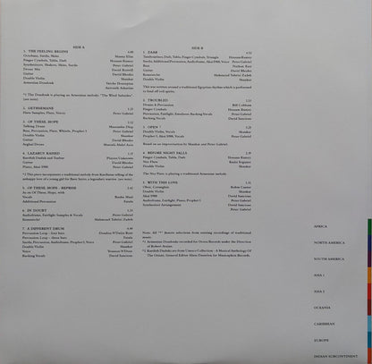 Peter Gabriel : Passion (2xLP, Album, RE, RM, Hal)