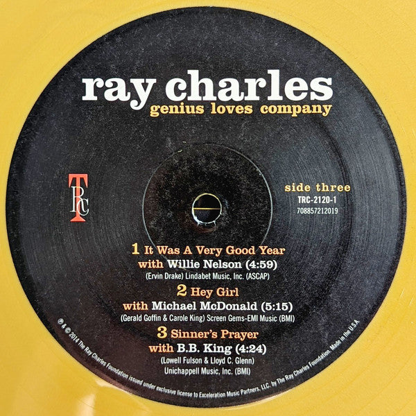 Ray Charles : Genius Loves Company (2xLP, RSD, Ltd, Gat)