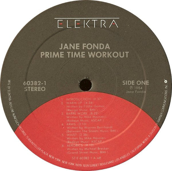 Jane Fonda : Prime Time Workout (LP, Album, AR)