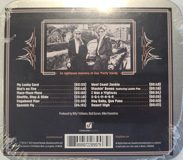Billy Gibbons : Hardware (CD, Album, RSD, Tin)
