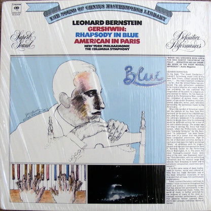 George Gershwin, Leonard Bernstein, The New York Philharmonic Orchestra, Columbia Symphony Orchestra : Rhapsody In Blue / An American In Paris (LP, RE)