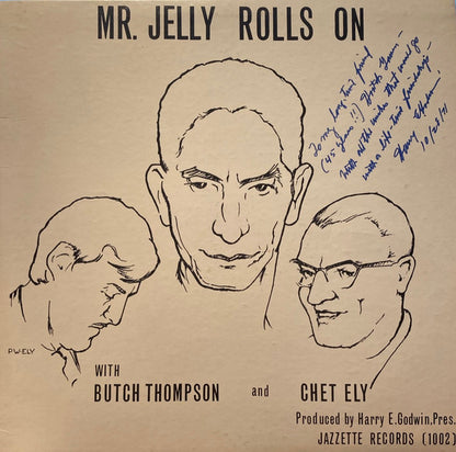 Butch Thompson, Chet Ely : Mr. Jelly Rolls On The Songs of Jelly Roll Morton (LP)