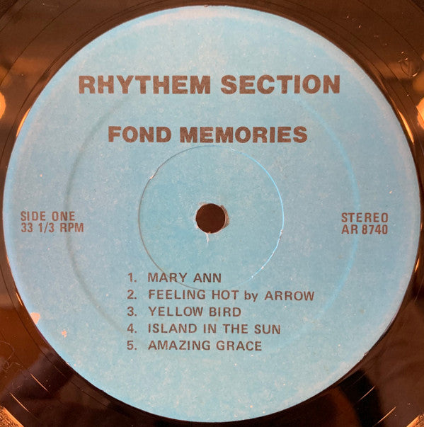 Rhythem Section : Fond Memories (LP, Album)