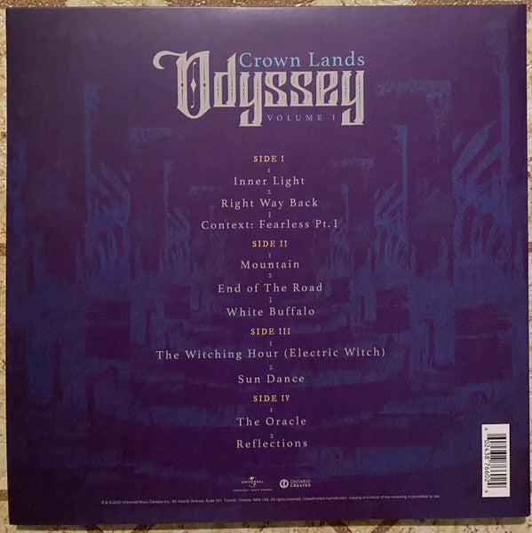 Crown Lands : Odyssey Volume 1 (2xLP, Album, Ltd, Sea)