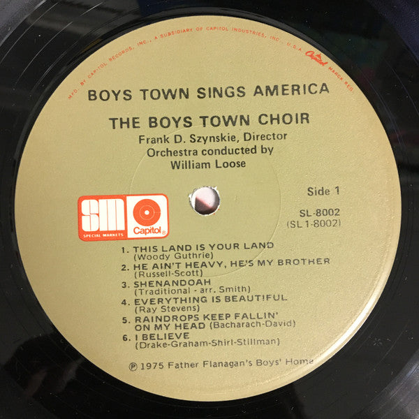 The Boys Town Choir : Boys Town Sings America (LP)