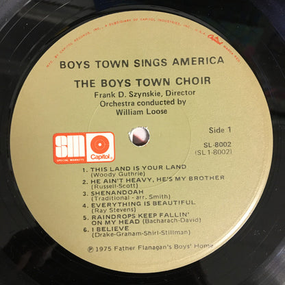 The Boys Town Choir : Boys Town Sings America (LP)