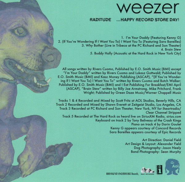 Weezer : Raditude ...Happy Record Store Day! (CD, EP, RSD)