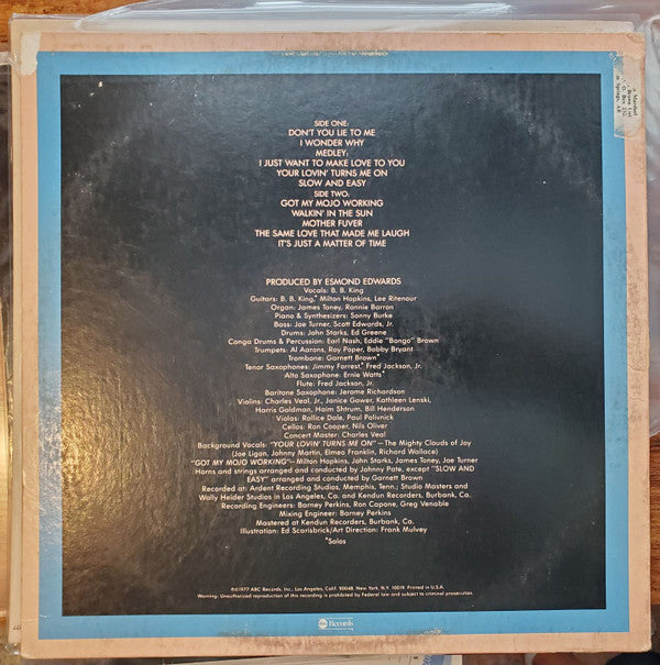 B.B. King : King Size (LP, Album, PRC)