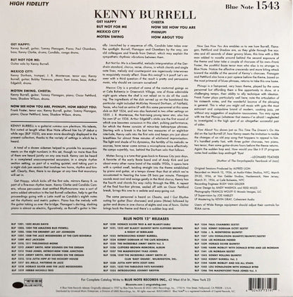 Kenny Burrell : Kenny Burrell (LP, Album, Mono, RE, 180)