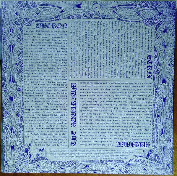Fucked Up : Oberon (12", EP, Ltd, Blu)