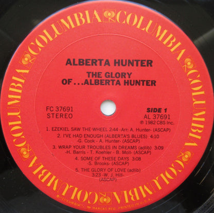 Alberta Hunter : The Glory Of…Alberta Hunter (LP, Album, Pit)