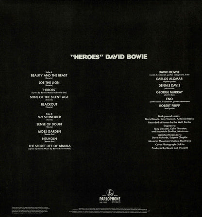 David Bowie : "Heroes" (LP, Album, Ltd, RE, RM, RP, Gre)