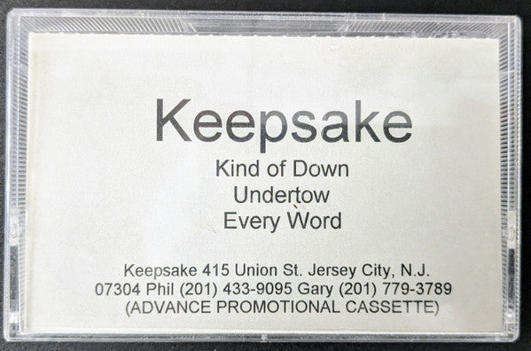 Keepsake (2) : Undertow (Cass, EP)