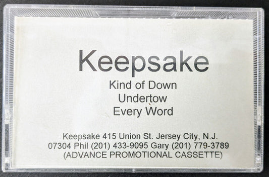Keepsake (2) : Undertow (Cass, EP)