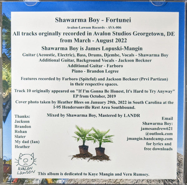 Shawarma Boy : Fortunei (CD, Album)