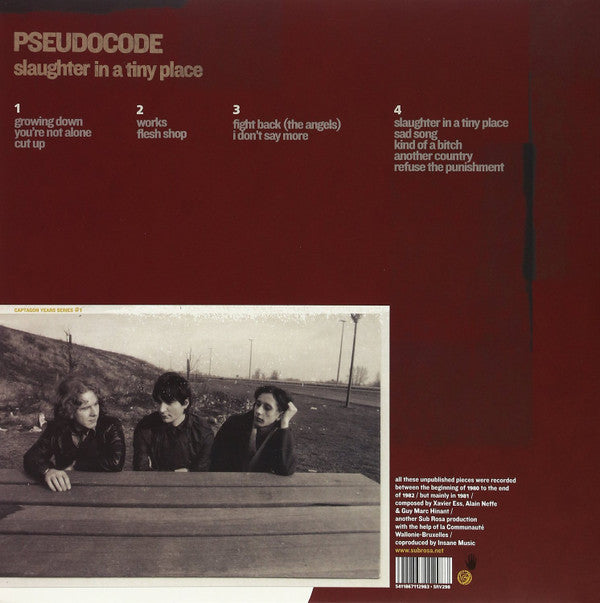 Pseudo Code : Slaughter In A Tiny Place (2xLP, Ltd)