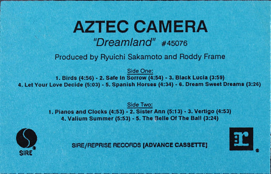 Aztec Camera : Dreamland (Cass, Advance)