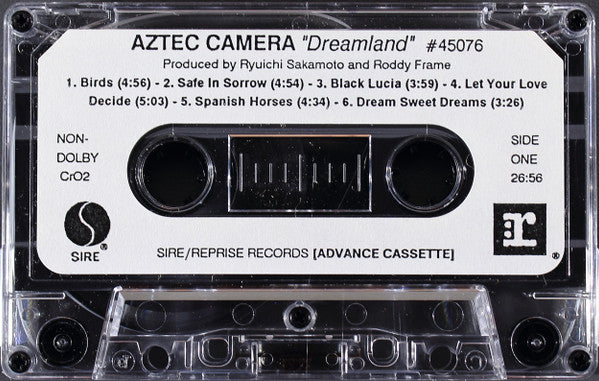 Aztec Camera : Dreamland (Cass, Advance)