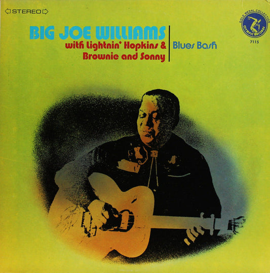 Big Joe Williams With Lightnin' Hopkins & Sonny Terry & Brownie McGhee : Blues Bash (LP)