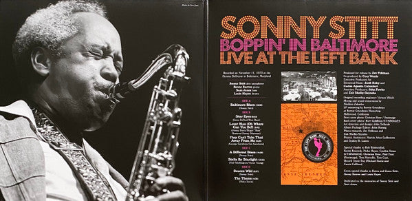 Sonny Stitt : Boppin' In Baltimore: Live At The Left Bank (2xLP, RSD, Ltd, Num)