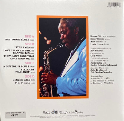 Sonny Stitt : Boppin' In Baltimore: Live At The Left Bank (2xLP, RSD, Ltd, Num)
