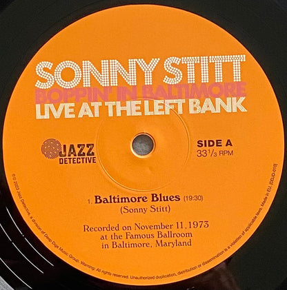 Sonny Stitt : Boppin' In Baltimore: Live At The Left Bank (2xLP, RSD, Ltd, Num)