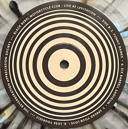 Black Rebel Motorcycle Club : Live At Levitation (LP, Cle + Flexi, 7", Shape, S/Sided, Pic + Album, )