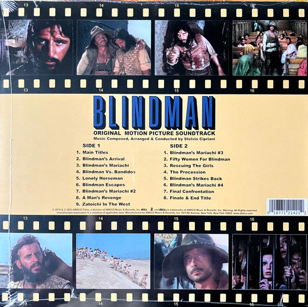 Stelvio Cipriani : Blindman (Original Motion Picture Soundtrack) (LP, Album, RSD, blo)