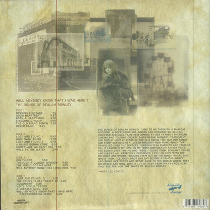 Mary Lee Kortes : Will Anybody Know That I Was Here? The Songs Of Beulah Rowley (2xLP, Album, RSD)