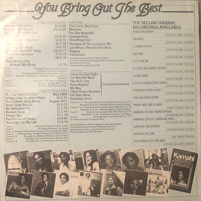 Kamahl : You Bring Out The Best (2xLP, Album, Comp, Gat)