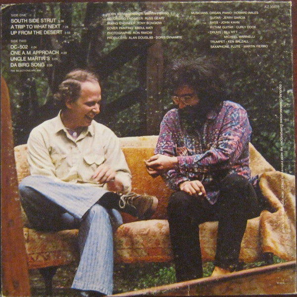 Howard Wales & Jerry Garcia : Hooteroll? (LP, Album, San)