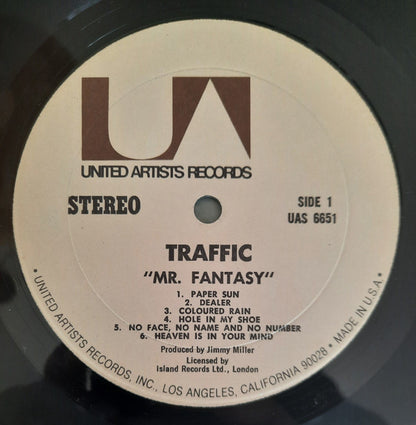 Traffic : Mr. Fantasy (LP, Album, RP)