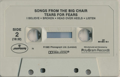 Tears For Fears : Songs From The Big Chair (Cass, Album, Dol)