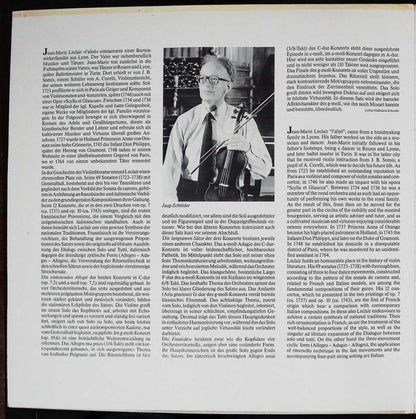 Jean-Marie Leclair / Jaap Schröder : Violinkonzerte Op.VII,3. Op.VII,5. Op.X,6 (LP)